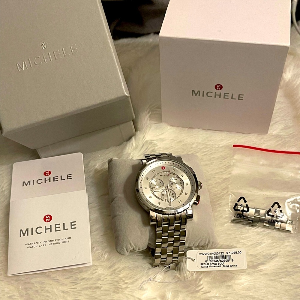 RELISTED, customer canceled order. Michele Sport Sail Watch